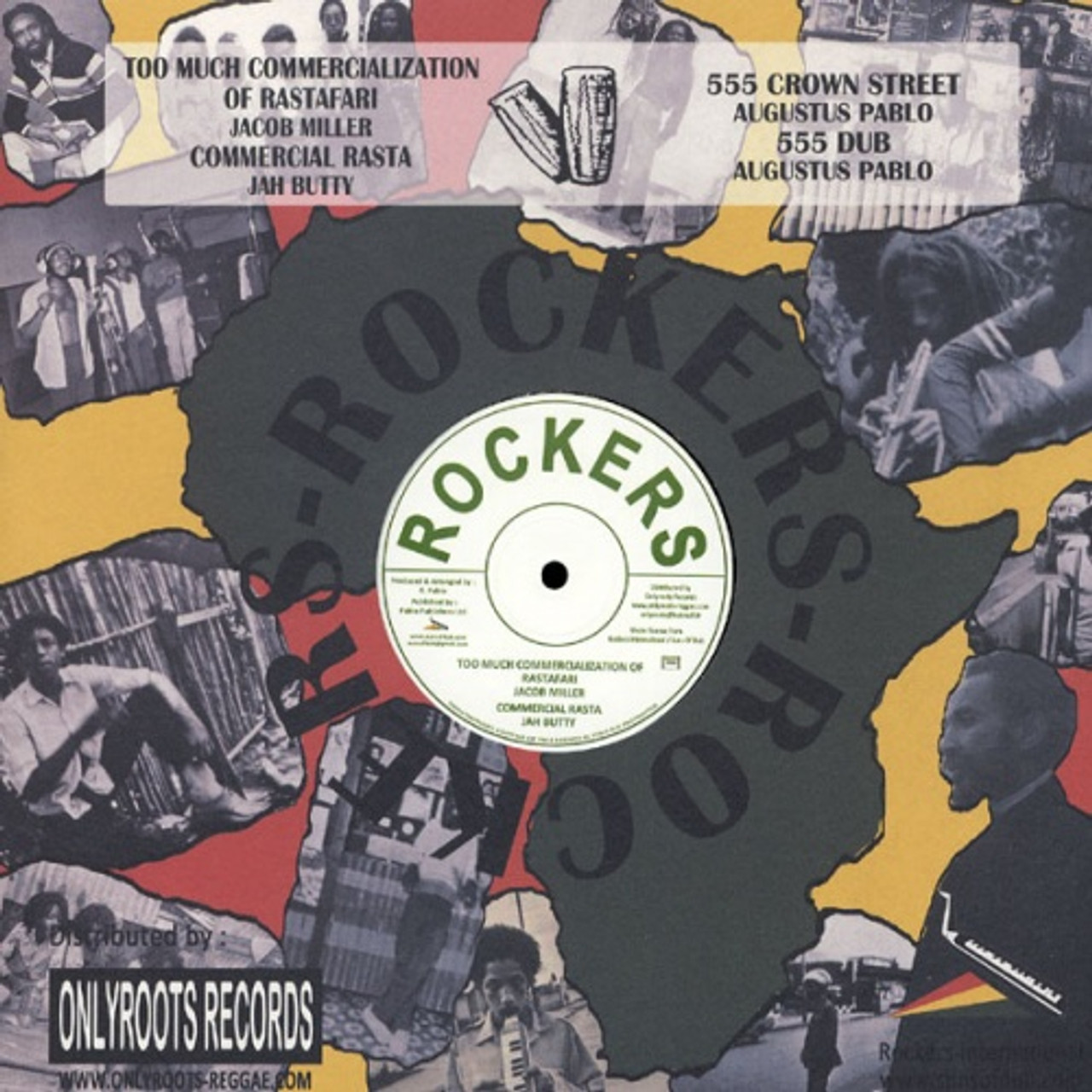 ジャマイカ12” Augustus Pablo / Jacob Miller Silent Satta / Too Much Commercialization Of Rastaf none Rockers /00250 Jacob Miller - Too Much Commercialization of Rastafari - 12
