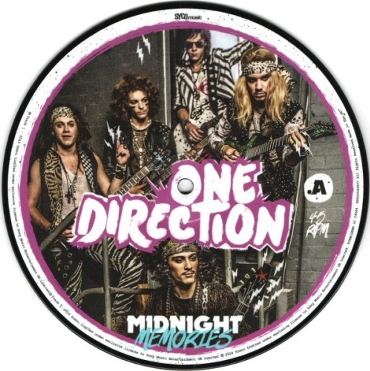 洋楽 One Direction Midnight Memories Pic 7\" One Direction-Midnight Memories 7