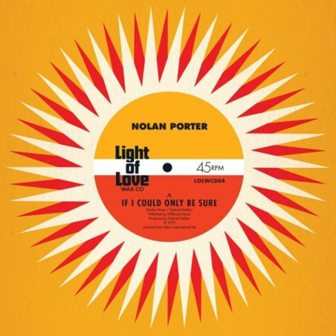 Nolan Porter - If I Could Only Be Sure / Keep On Keepin' On - 7