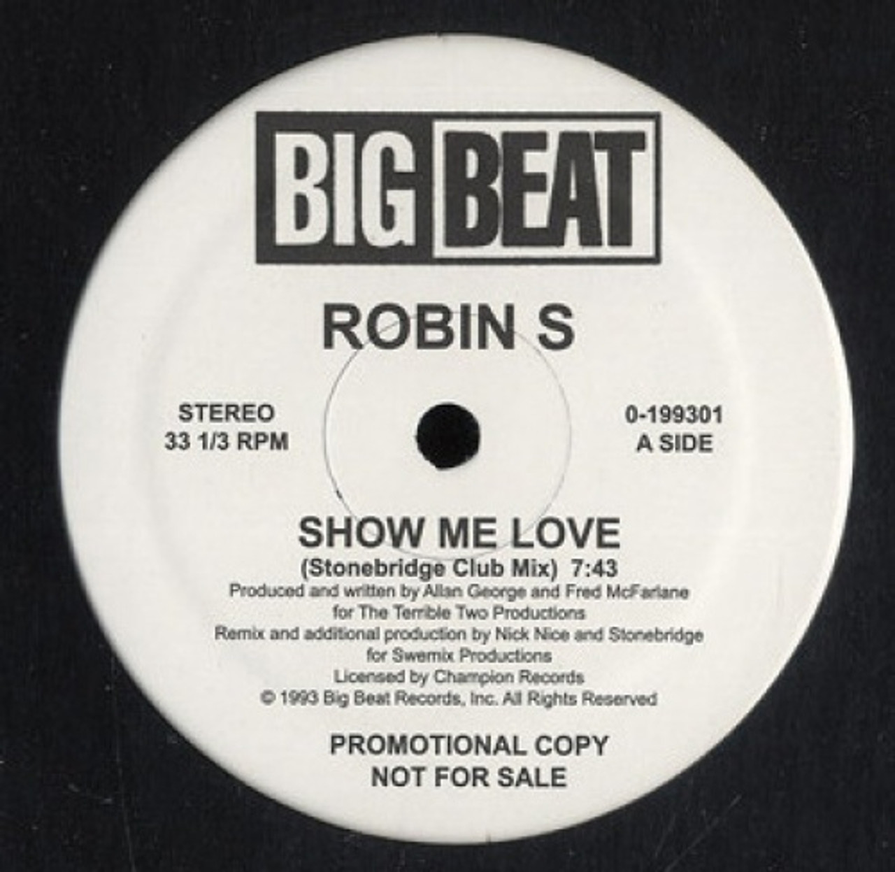 Robin S - Show Me Love - 12