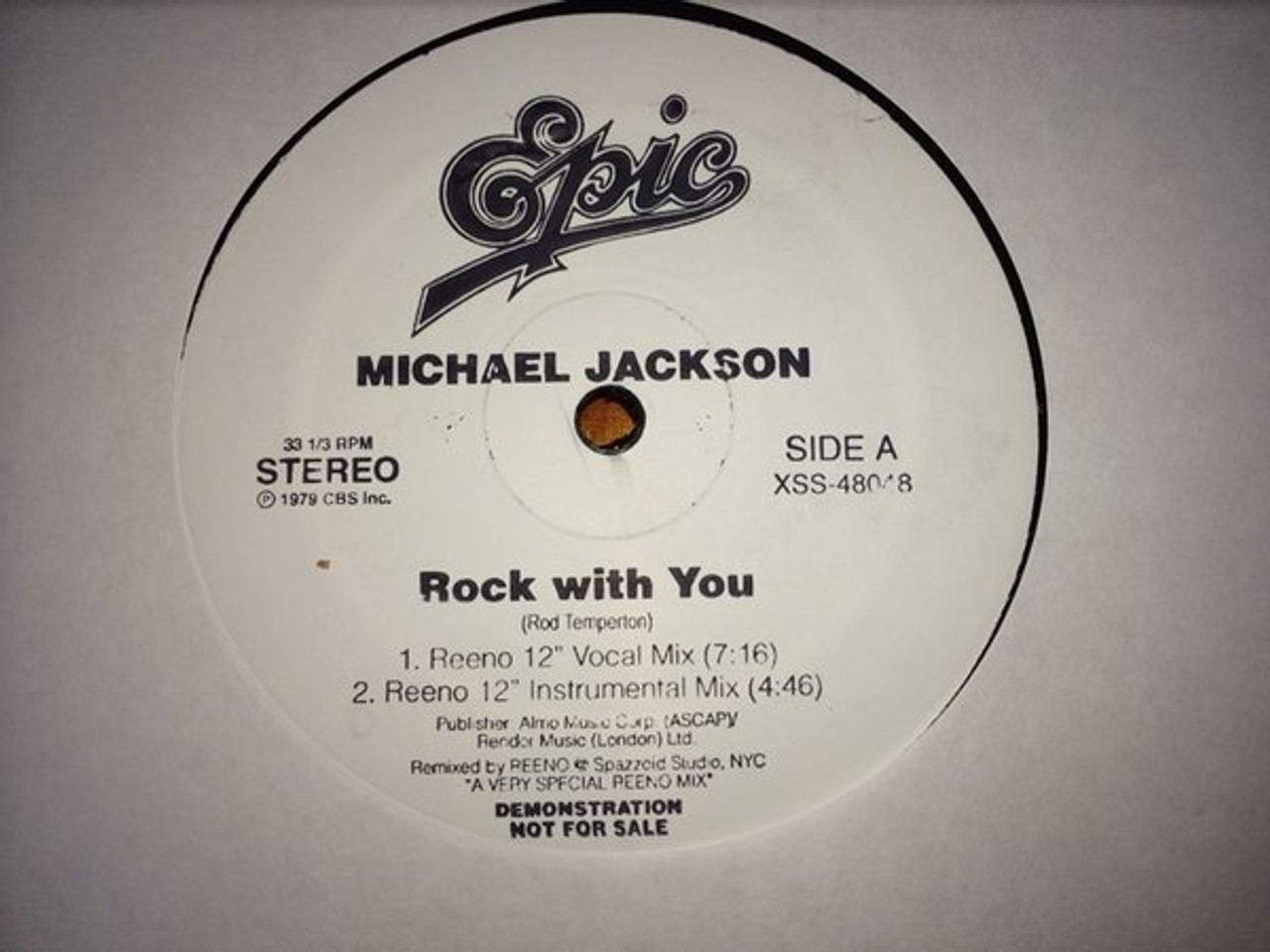 Michael Jackson - Rock With You / P.Y.T. (Reeno Mixes) - 12