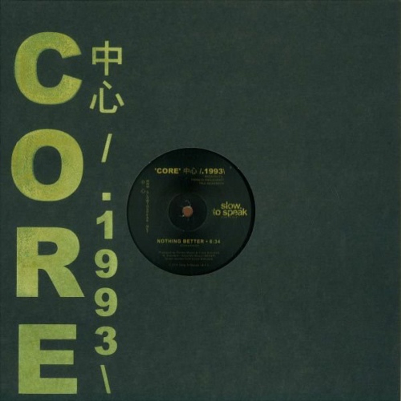 Colourblind / NY's Fineset - CORE: Nothing Better / Do You Feel Me - 12