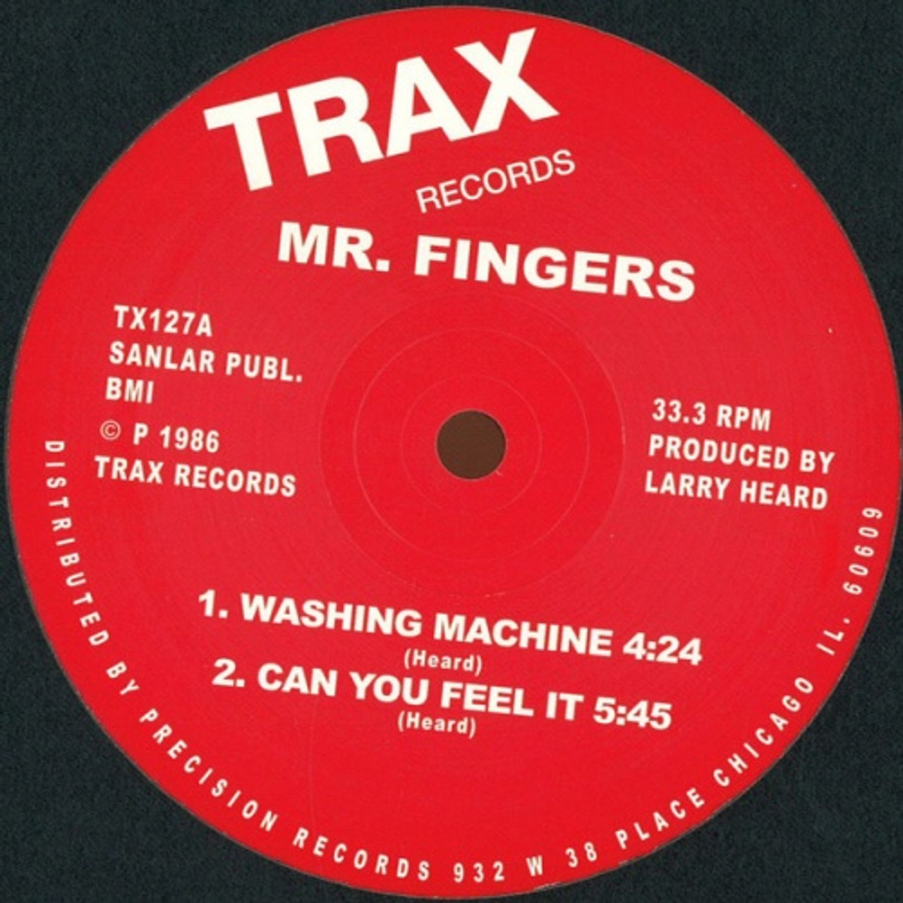Mr. Fingers - Washing Machine / Can It 12" Vinyl - Ear Candy Music