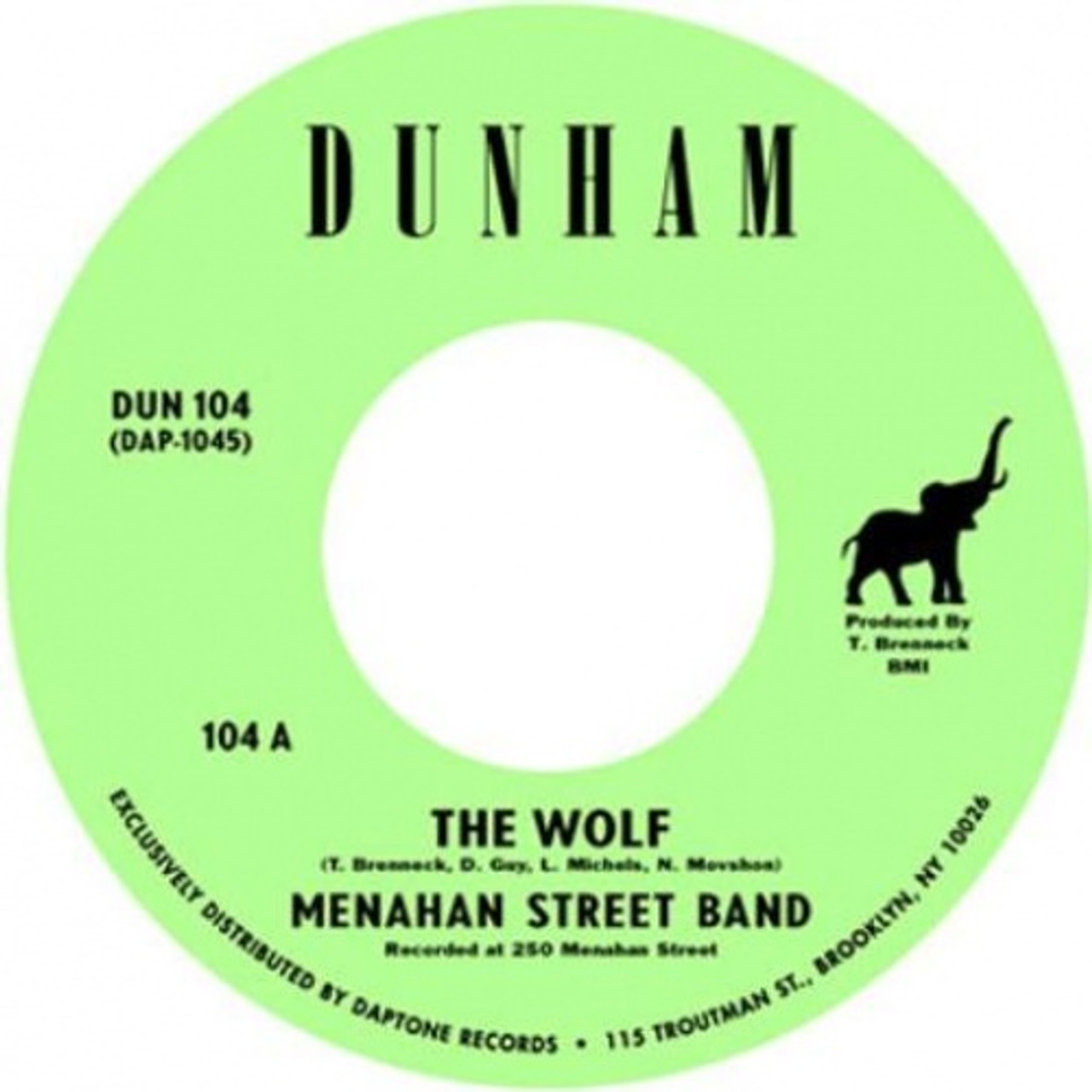 Menahan Street Band - Wolf - 7" Vinyl - Ear Candy Music