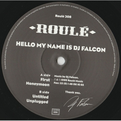 DJ Falcon - Hello My Name Is DJ Falcon - 12