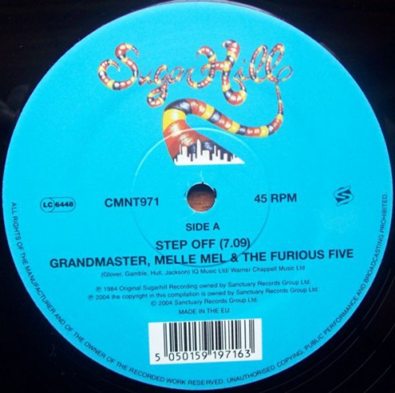 Grandmaster Flash, Melle Mel & The Furious Five - Step Off / Pump Me Up -  12 Vinyl - Ear Candy Music