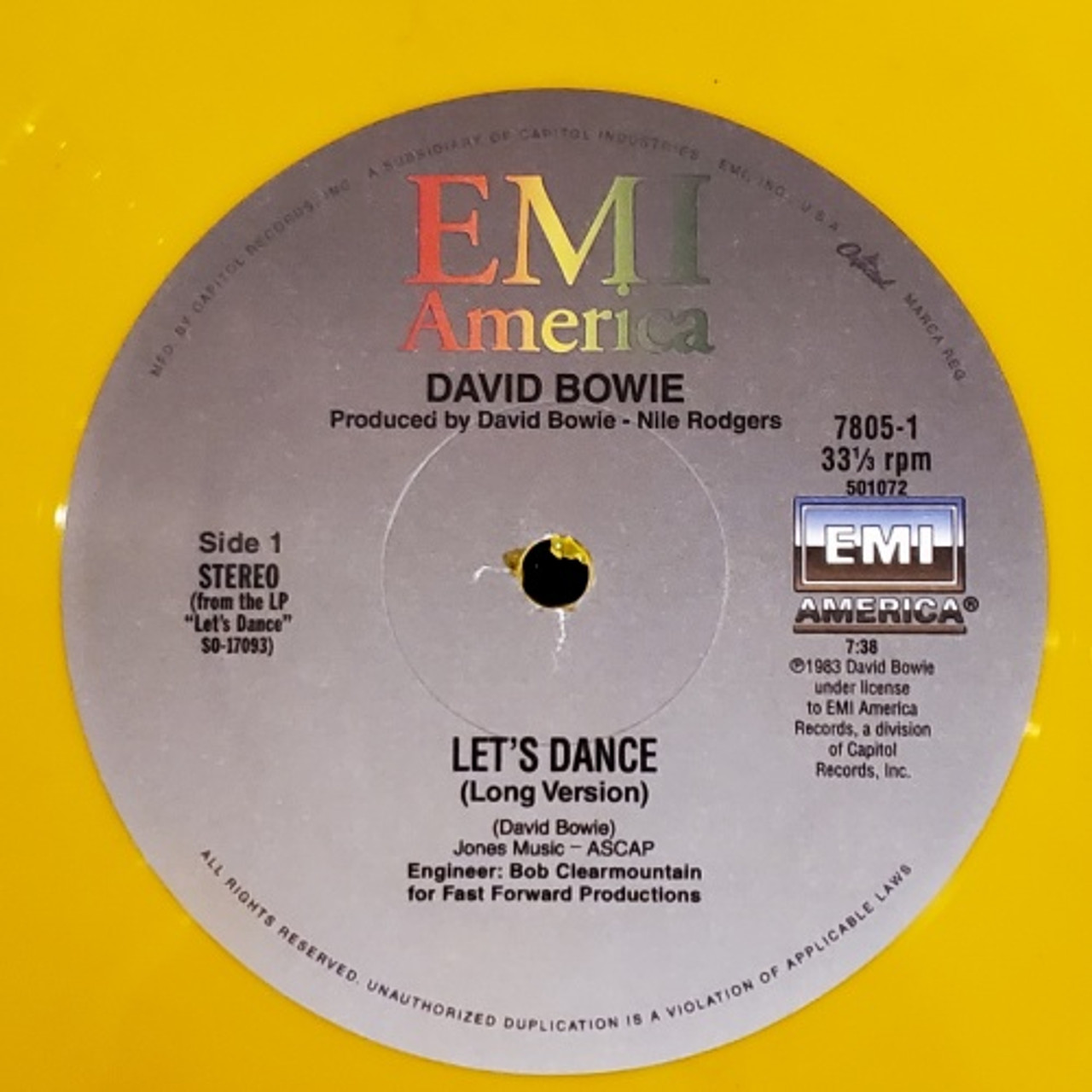 DAVID BOWIE 『LET'S DANCE FAME』 - 洋楽