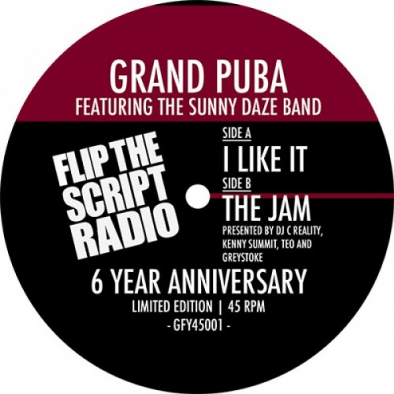 Grand Puba Band & The Sunny Daze Band - I Like It / The Jam - 7 Vinyl -  Ear Candy Music