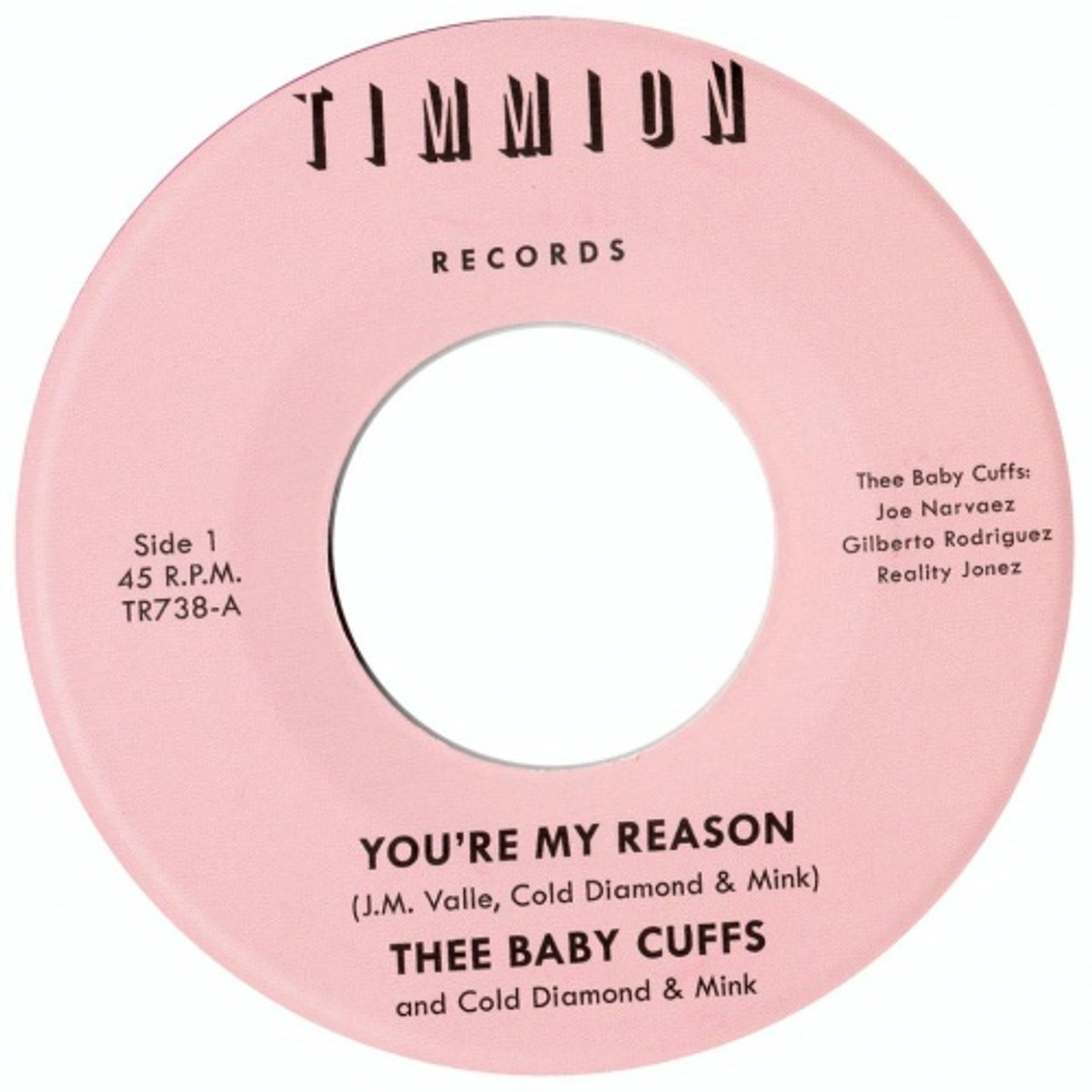 Thee Baby Cuffs / Cold Diamond & Mink - You're My Reason - 7