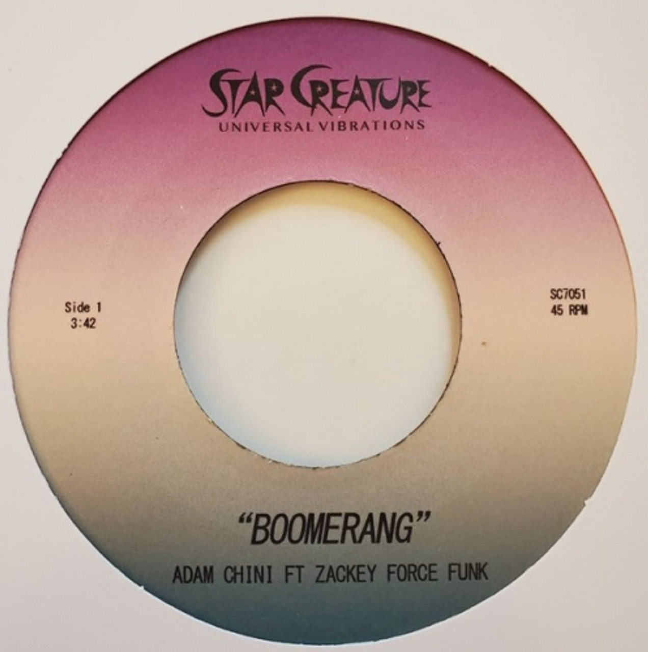 Adam Chini / Zackey Force Funk - Boomerang - 7