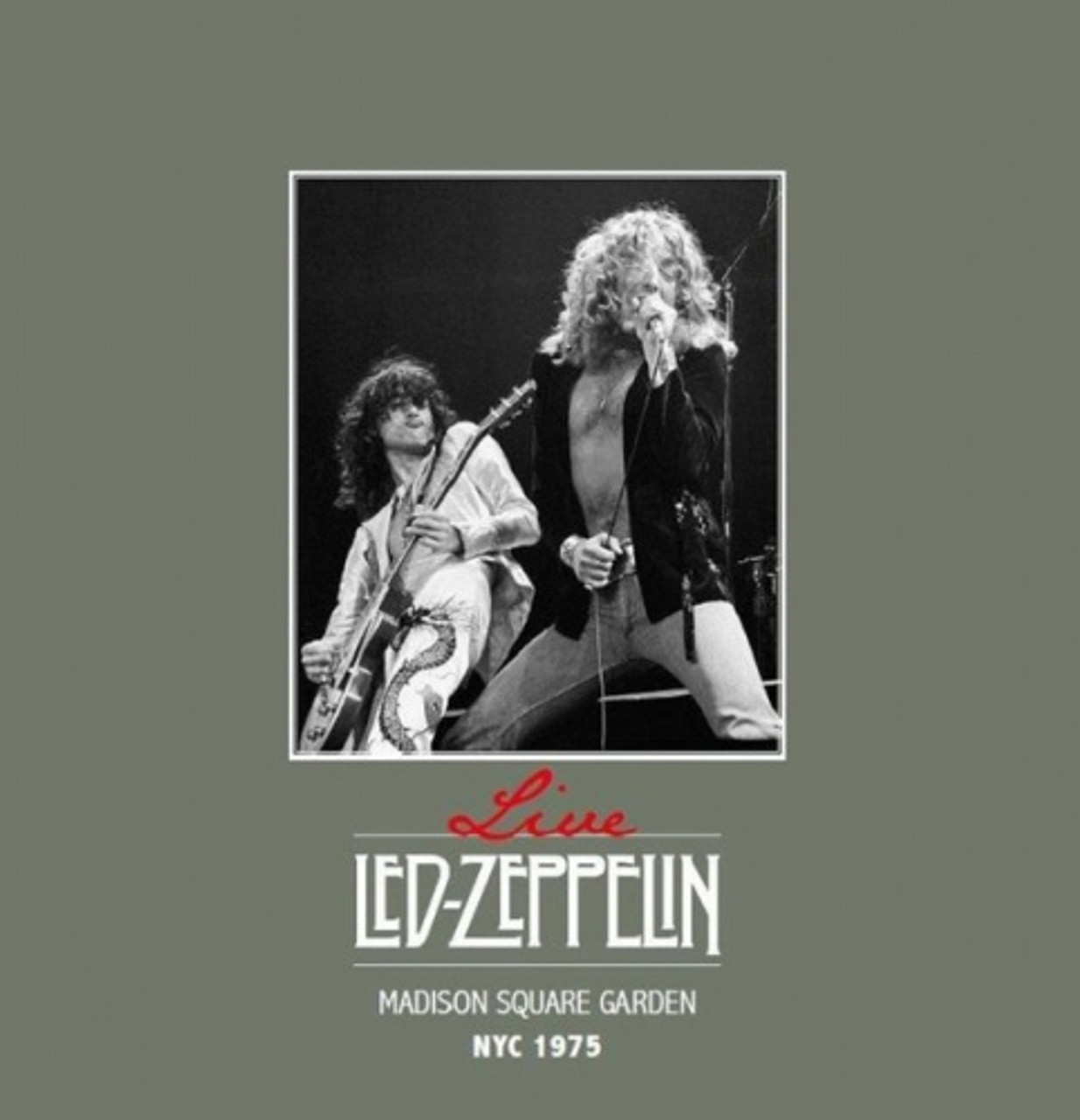 Led Zeppelin - Live In Madison Square Garden NYC 1975 - LP Vinyl