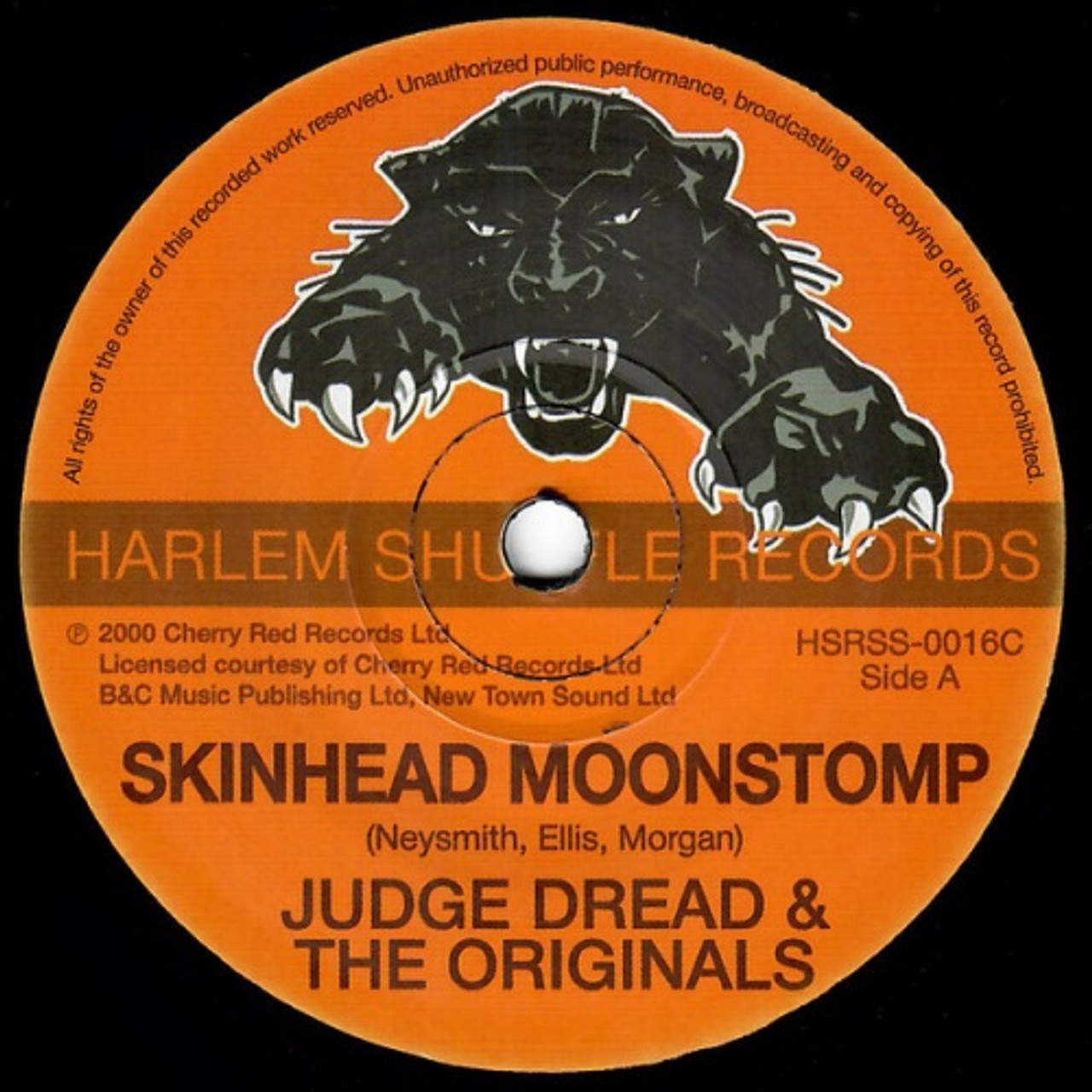 Judge Dread & The Originals - Skinhead Moonstomp - 7