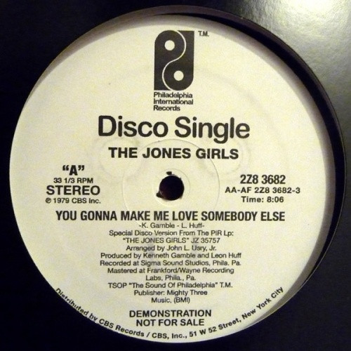 The Jones Girls - You Gonna Make Me Love Somebody Else / Nights