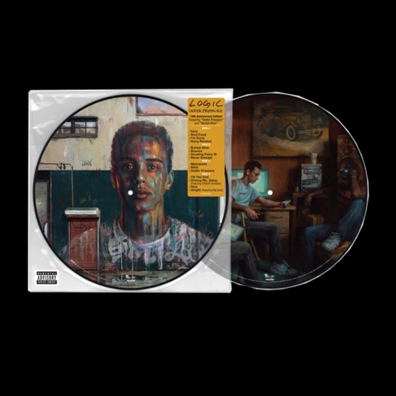 Logic - Under Pressure - 2x LP Picture Disc Vinyl - Ear