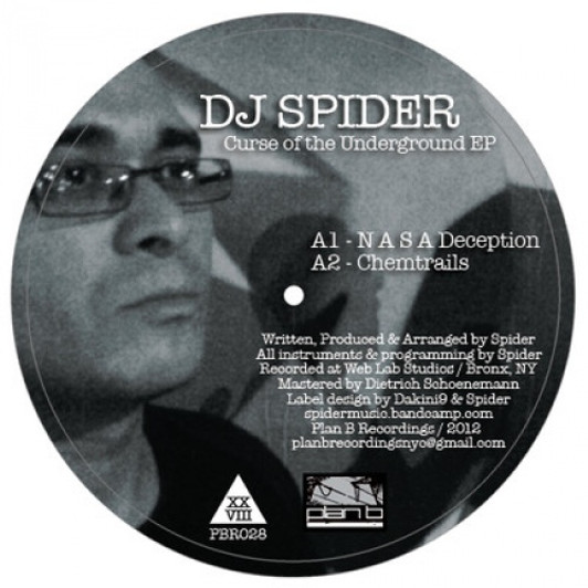 DJ Spider - Curse of the Underground - 12" Vinyl
