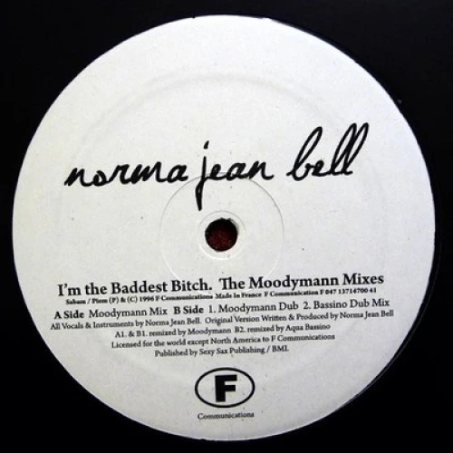Norma Jean Bell - I'm the Baddest Bitch MOODYMANN RMX - 12" Vinyl
