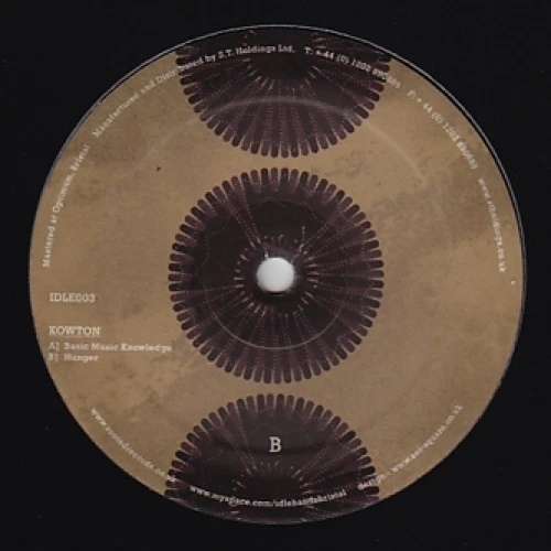Kowton - Basic Music Knowledge - 12" Vinyl