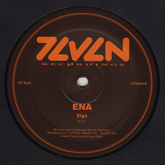 Ena - Sign/Instinctive - 12" Vinyl Ena - Sign/Instinctive - 12" Vinyl