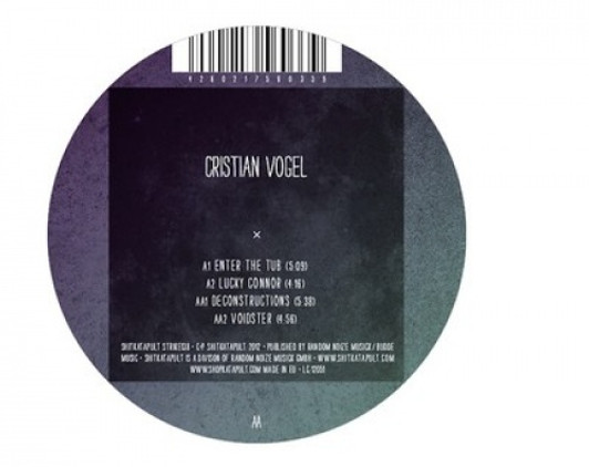 Cristian Vogel - Enter The Tub - 12" Vinyl Cristian Vogel - Enter The Tub - 12" Vinyl