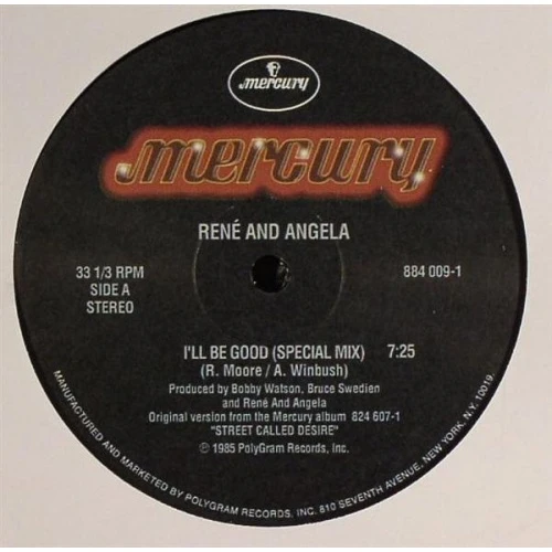 Rene & Angela - I'll Be Good / I'll Love You More - 12" Vinyl