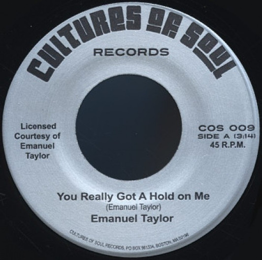 Emanuel Taylor - You Really Got A Hold On Me - 7" Vinyl Emanuel Taylor - You Really Got A Hold On Me - 7" Vinyl