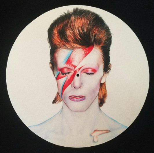 David Bowie - Aladdin Sane - Single Slipmat David Bowie - Aladdin Sane - Single Slipmat
