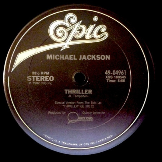 Michael Jackson - Thriller - 12" Vinyl Michael Jackson - Thriller - 12" Vinyl
