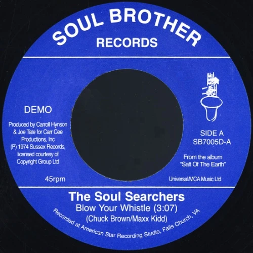 Soul Searchers - Blow Your Whistle / Ashley's Roach Clip - 7" Vinyl