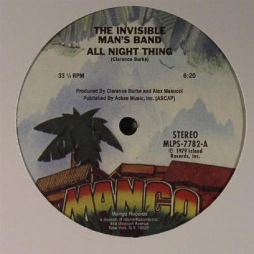 Invisible Man's Band - All Night Thing - 12" Vinyl