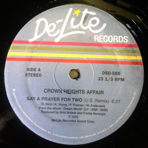 Crown Heights Affair - Say a Prayer For Two - 12" Vinyl