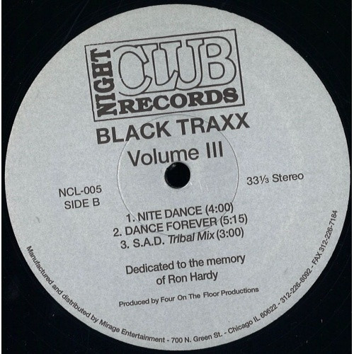 Black Traxx - Volume III - 12" Vinyl