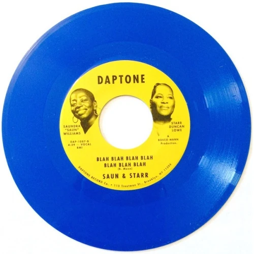 Saun & Starr - Look Closer / Blah Blah Blah - 7" Colored Vinyl