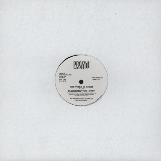 Barrington Levy - The Vibes Is Right / Black Roses - 12" Vinyl