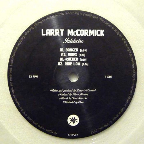 Larry McCormick - Intelectro - 12" Clear Vinyl