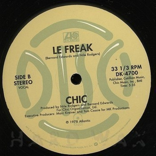 Chic - Le Freak/Everybody Dance - 12" Vinyl