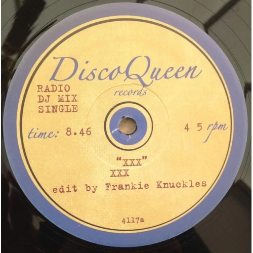 XXX / South Shore Commission - XXX / Free Man (Frankie Knuckles Edits) - 12" Vinyl