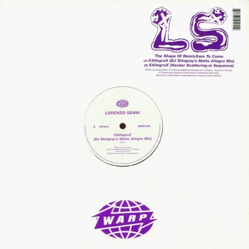 Lorenzo Senni - XAllegroX / The Shape Of RemixXxes To Come - 12" Vinyl