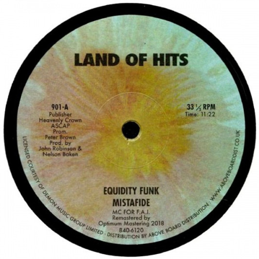 Mistafide - Equidity Funk - 12" Vinyl Mistafide - Equidity Funk - 12" Vinyl