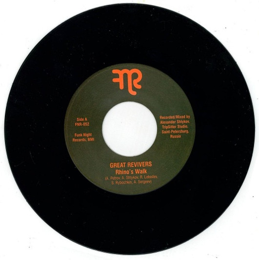 The Great Revivers - Rhino's Walk - 7" Vinyl The Great Revivers - Rhino's Walk - 7" Vinyl