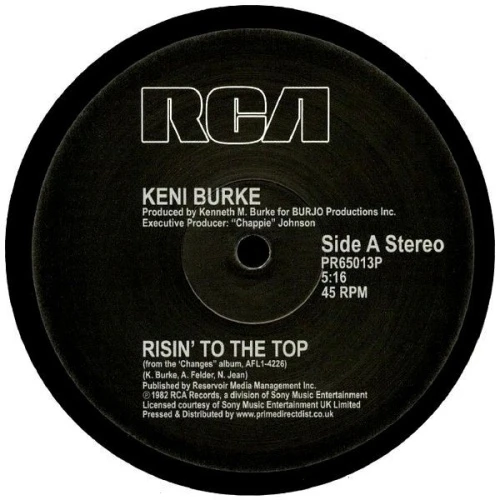 Keni Burke - Risin' To The Top / You're The Best - 12" Vinyl