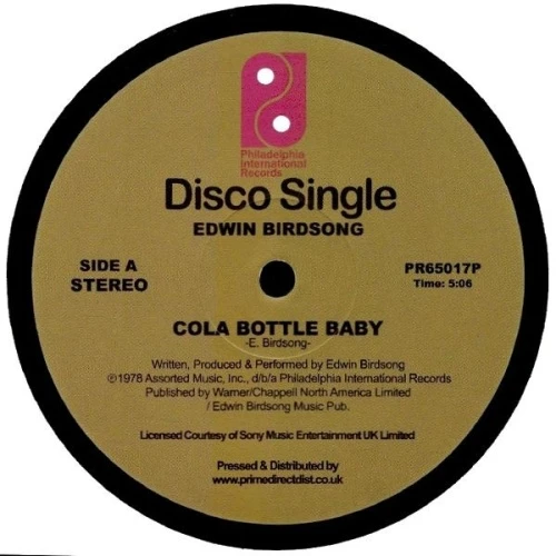 Edwin Birdsong - Cola Bottle Baby - 12" Vinyl