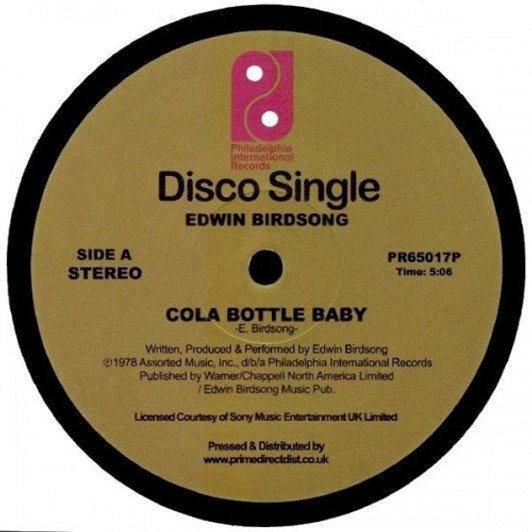 Edwin Birdsong - Cola Bottle Baby - 12" Vinyl