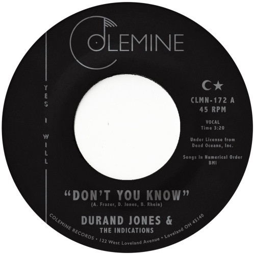 Durand Jones & The Indications - Don't You Know - 7" Vinyl