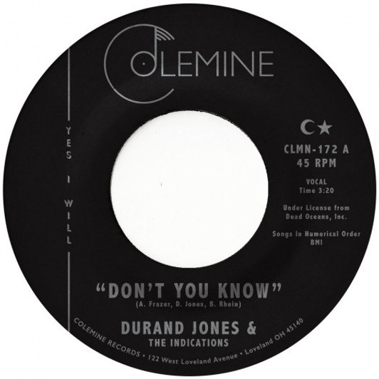 Durand Jones & The Indications - Don't You Know - 7" Vinyl
