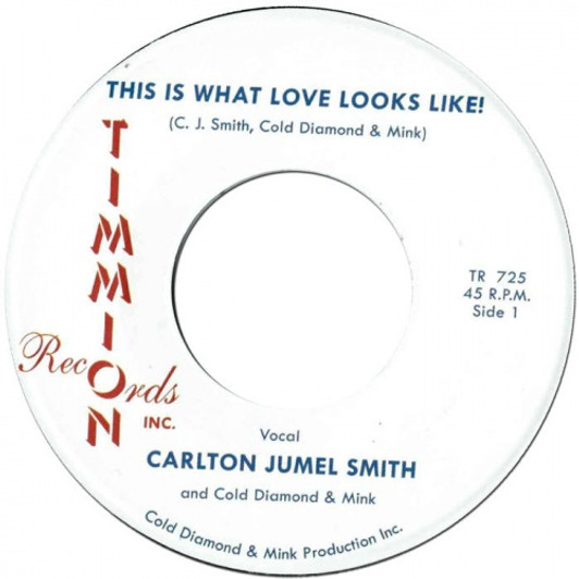 Carlton Jumel Smith - This Is What Love Looks Like - 7" Vinyl Carlton Jumel Smith - This Is What Love Looks Like - 7" Vinyl