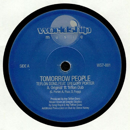 Teflon Dons / Gregory Porter - Tomorrow People - 7" Vinyl