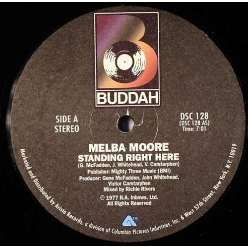 Melba Moore - Standing Right Here / This Is It - 12" Vinyl
