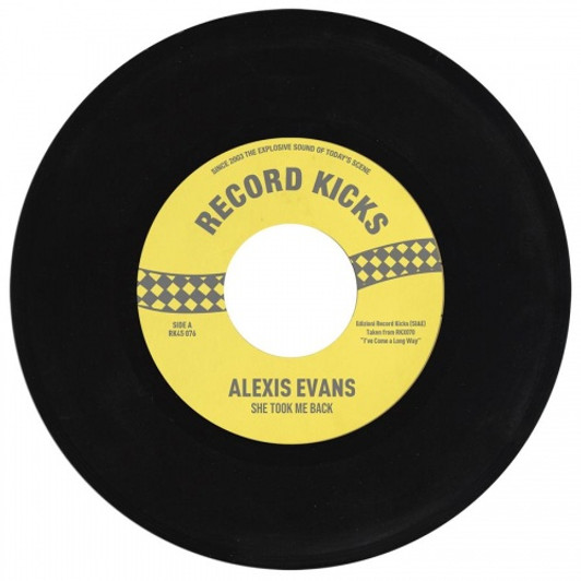 Alexis Evans - She Took Me Back - 7" Vinyl