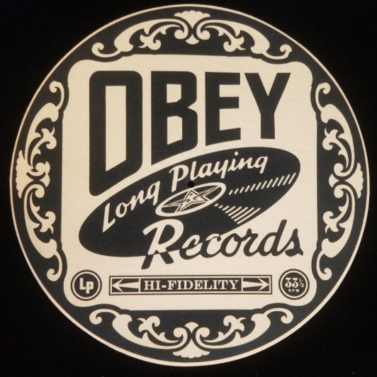Obey Records - Long Playing - Single Slipmat Obey Records - Long Playing - Single Slipmat