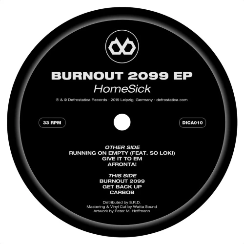 Homesick - Burnout 2099 Ep - 12" Vinyl